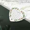 Daughter Ornaments 2026 Daughter Christmas Ornament Xmas Forever Ornament Best Ever Gift Double-Sided Printing Ceramic with Gift Box&Ribbon 3.9"