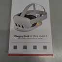 TechKen Charging Dock for Meta Quest 3, Comes with 2 Rechargeable Batteries for Touch Controllers