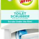 Scotch-Brite Disposable Toilet Scrubber Starter Kit, Disposable Refills with Built-In Bleach Alternative, Includes 1 Handle, Storage Caddy and 5 Refills (1 Count (Pack of 1))