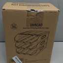 SMRCAD Egg Holder for Fridge, Automatic Steady Rolling Egg Dispenser with Silicone Bumpers & Handle for Refrigerator, Large Capacity Egg Organizer with Lid