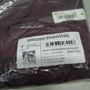 Amazon Essentials Women's Cap Sleeve Boat-Neck Faux Wrap Dress (Medium, Burgundy)