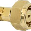 CGA-520 B Tank Acetylene to CGA-200 MC, Acetylene Regulator, Acetylene Adapter, Brass