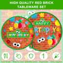 122 Pcs Cookie Party Supplies For Baby Boys Girls Birthday Party for 20 Guests