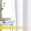 NICETOWN Silver Grey Small Window Blackout Curtain Panels for Bedroom, Thermal Insulated Grommet Top Blackout Draperies and Drapes (2 Panels, W42 x L45 -Inch) (42"W x 45"L (Pack of 2), White)