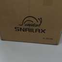 Snailax Massage Seat Cushion - Back Massager with Heat, 6 Vibration Massage Nodes & 2 Heat Levels, Massage Chair Pad for Home Office ChairBlack