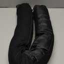 Sunolga Door Draft Stopper Blocks Hot and Cold Air with Removable Washable Cover for Bottom of Door, All-Season Seal for Wind, Right Angle Door Sweep for Gaps Up to 3", Home Essentials, 38", Black