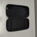 Orzly Carry Case Compatible with Nintendo Switch and New Switch OLED Console - Black Protective Hard Portable Travel Carry Case Shell Pouch with Pockets for Accessories and Games