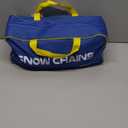 Snow Tire Chains for Car SUV Pickup Trucks, Universal Car Snow Chains, Snow Traction for Tires, Fit for Tire Width 195 205 215 220 225 235 240 245 255 265 (Large)