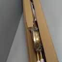 Zenna Home Double Curved Tension Shower Curtain Rod, No Drilling, Adjustable 50 to 72 Inches, Easy to Install Double Shower Rod, Rustproof, Gold