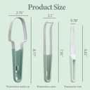 2 x Watermelon Cutter Slicer Tool, New Stainless Steel Watermelon Popsicle Fork Tool, 3-in-1 Multi Melon Slicer Fruit Cutting for Camping Kitchen Gadgets (Green)