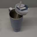 STANLEY Quencher H2.0 Tumbler with Straw 40 oz | Flowstate 3-Position Lid | Cup Holder Compatible for Travel | Insulated Stainless Steel Cup | BPA-Free | Chambray