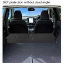 Backrest Mat for Volvo XC40 2018-2025 2026 & C40 2022-2024 with Hook&Loop Accessories Rear Trunk Mat Rear Seat Back Cover Protector All Weather Anti-Slip Split Dog Liner 2 PCS