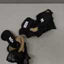 Reusable Dog Diapers Female Washable, Premium Doggie Diaper for Dogs, Pack of 3, Highly Absorbent Small Dog Diaper for Heat, Incontinence and Puppy Training(S, Black)