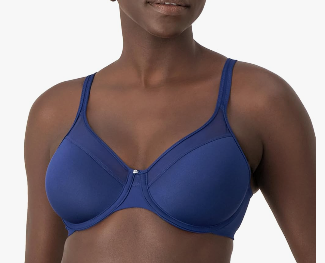 Bali Women's Underwire, One Smooth U Ultra Light T-Shirt, Convertible Bra 38D