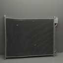 A-Premium Air Conditioning A/C Condenser Compatible with Ford Excursion 2000-2005, F-250 F-350 F-450 F-550 Super Duty 1999-2007, Replace# F81Z19712AA, 6C3Z19712AB