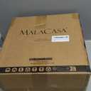 MALACASA Serving Bowls, 114 OZ(10") Extra Large Salad Bowls Set of 2, Porcelain White Serving Bowls for Salad, Soup, Pasta and Dinner, Large Ceramic Bowl Set for Entertaining, Series REGULAR