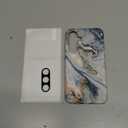 GVIEWIN for Samsung Galaxy S26 Case, [Compatible with MagSafe] [Screen & Camera Lens Cover], Marble Slim Shockproof Military-Grade Protection Women Phone Case for S26 6.3" (Ocean Tide/Green)