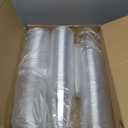 Goodluck 100 Pack 16 oz Clear Plastic Cups with Lids - Disposable Iced Coffee Cups with lids for Party Drinks Smoothies, Juices, and More - Straws Included, BPA Free & Food Safe