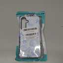 DAIZAG Case for Samsung Galaxy S24 Plus, Blue Seashell Bow Phone Case Durable Frosted Double-Layer Protection Cover for Women Girl