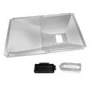 Uniflasy Grease Tray with Catch Pan and Foil Liner Universal fits Nexgrill, Dynaglo, Cuisinart, Charbroil, Kenmore,BHG,Master,Expert Gas Grill,Drip Tray Pan for 2/3/4 Burner Grill 10Pcs Aluminum Liner