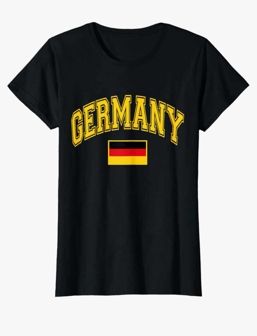 Germany Deutschland German Flag Graphic T-Shirt, M