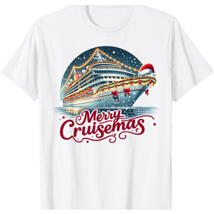 Merry Cruisemas - Cruise Mas T-Shirt, Pack Of 2, Size S, XL