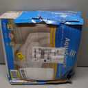 AquaSense 770-610 4 Inch Portable Raised Toilet Seat Riser, Elevated Toilet Seat for Seniors