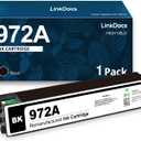 Remanufactured 972A Black Ink Cartridge Compatible for HP 972A BK F6T80AN Used with HP PageWide Pro 300, 352dw, 377dw, PageWide Pro 400, 452dw, MFP477dn, PageWide Pro 500, MFP 577z Printers,
