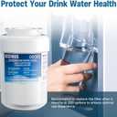 Water Filter Replacement Compatible with GE MWF, SmartWater MWFP, MWFA, GWF, HDX FMG-1, WFC1201, RWF1060, 197D6321P006, Kenmore 9991, Pack of 4, By DESENRUIS