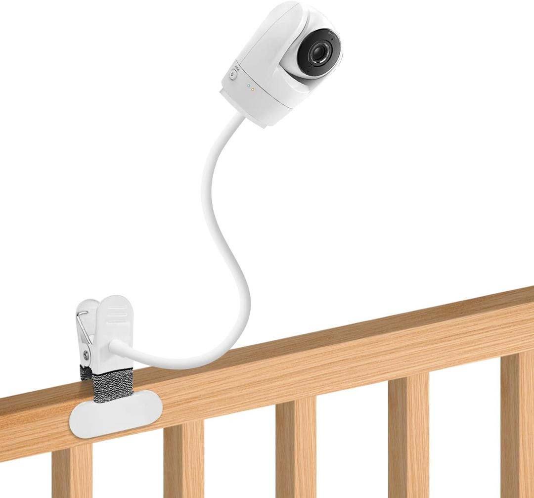 BFYTN 15.7 inches Baby Monitor Mount Compatible with VTech VM901, VM924, VM928, VM923, RM7764, RM5764, RM5754 Flexible Clip Clamp Mount Long Gooseneck Arm