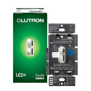 Lutron Ariadni/Toggler LED+ Dimmer Light Switch for Dimmable LED, Halogen and Incandescent Dimmer Switch, 150W, Single-Pole/3-Way, AYCL-153P-WH, White