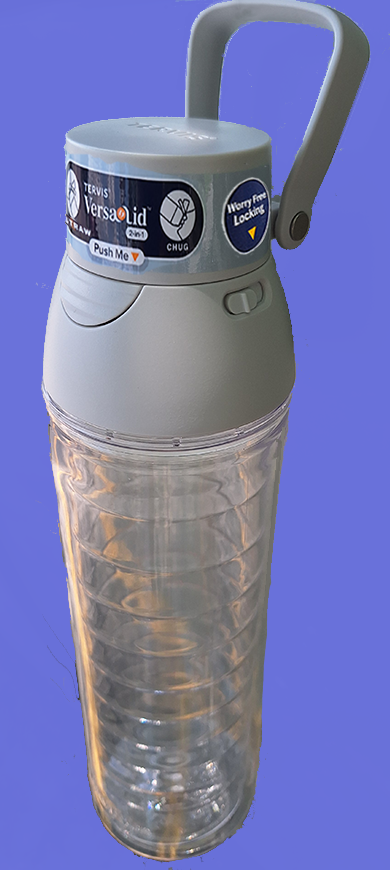 Tervis Made in USA Double Walled Insulated Tumbler Travel Cup Keeps Drinks Cold & Hot, 24oz Venture Lite Water Bottle, Classic