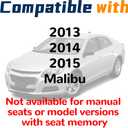 fit for Chevrolet Malibu Driver Seat Trim Panel Driver Seat Track Cover fit for Chevy Malibu 2013 2014 2015 Seat Track Cover Trim Side Panel Guard