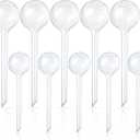 10 Pcs Clear Plant Watering Globes,Plastic Self-Watering Bulbs,Flower Automatic Watering Device,Garden Waterer for Plant Indoor Outdoor (5 Large+5 Small)