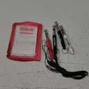 KIVORA 4 Pack Dog Whistle to Stop Barking Neighbors Dog,304 Stainless Steel Adjustable Ultrasonic Silent Dog Training Whistle for Recall & Bark Control, Professional Whistle Suitable for All Dogs (red)