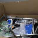 VEVOR Sliding Tub Transfer Bench with 360 Degree Swivel Seat, Height Adjustable Bathtub Transfer Bench with Armrest & Safety Belt, Non-Slip Rotating Shower Chair for Elderly Disabled, 400LBS Capacity