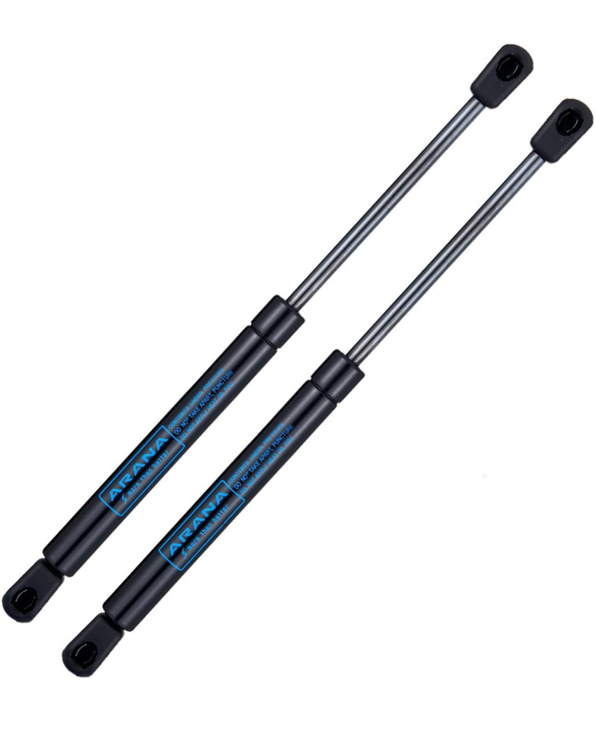 ARANA C1615067 15 inch 80 Lb Gas Struts Spring Shocks, C1618827 ML33-80 15 inch 355N Lift Support for Cargo Doors RV Baggage Door Motorhome Compartment Doors Camper Bed Dump Bed, Set of 2