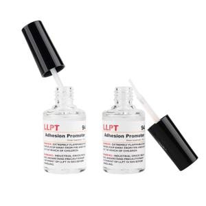 LLPT 94 Adhesion Promoter 2 Pack 18ml Each Bottle Adhesive Primer for Acrylic Double Sided Mounting Molding and Foam Tape