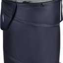 Household Essentials 2039 Pop-Up Laundry Hamper with Handles and Drawstring Closure, Blue 16-Inch by 20-Inch, 16"l X 16"w X 25"h