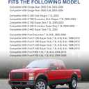 Electric Vacuum Pump Compatible with Ford F250 F350 F450 F550 Super Duty F650 F750 Excursion E350 E450 Compatible with Dodge Ram 2500 3500 Replaces# 904-214 6C3Z-2A451-A
