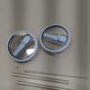 2 Pack 40 oz Tumbler Lid Replacement, with Leak Proof and Flip Straw Lid, Stanley Cup Accessories, for Stanley Quencher H2.0 40 oz Tumbler (Only), BPA Free (Light Blue)