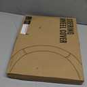 Skechers Steering Wheel Cover, Air Cool Mesh Leather Steering Wheel Cover Universal Fit 14" 1/ 2-15" Car Wheel Protector for Men Women Fit Suvs, Vans, Sedans, Car, Trucks, Black