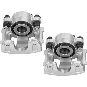 Front Disc Brake Caliper Assembly Fit for Jeep Wrangler 1990-2006 | Fit for Cherokee 1990-2001, Grand Cherokee 1993-1998, Comanche 1990-1992, Front Driver and Passenger Side, 18-B4339, 18-B4340