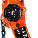 Manual Lever Block Chain Hoist 3 Ton, 6000 lbs Chain Hoist Come Along 10Ft (3M), Chain Hoist With Hook for Warehouse Garages Construction Zones