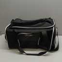 Petskd Top-Expandable Pet Carrier 17x12x8.5 Inches JetBlue Allegiant Spirit Airline Approved, Soft-Sided Carrier for Small Cats and Dogs with Locking Safety Zippers and Anti-Scratch Mesh(Black)