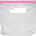 Amazon Basics Reclosable Gallon Food Storage Bags with Double Zipper Seal, Stand and Fill Base, BPA Free, 120 Count