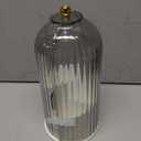 YOOLENS Makeup Brush Holder with Lid 360 Rotating Clear Dustproof Make Up Organizers for Vanity Bathroom Countertop, Gray