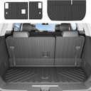 Cargo Mat Compatible with 2009-2017 Chevy Traverse Trunk Mat Cargo Liner 08-17 Buick Enclave Trunk Liner 3rd Back Seat Protector Replacement for 2009-2017 Chevy Traverse Accessories