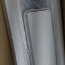 WINNICE Full Length Mirror with Lights, 56" x 16" LED Lighted Floor Standing Body Mirror, Dimmable & 3 Color Lighting for Bedroom, Cloakroom, Dressing Room, Tempered Glass, Square White