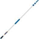 Unger Professional Connect & Clean 6 - 18 Foot Telescoping Extension Multi-Purpose Pole with Quick-Flip Clamp, Window Cleaning, Dusting, Silver